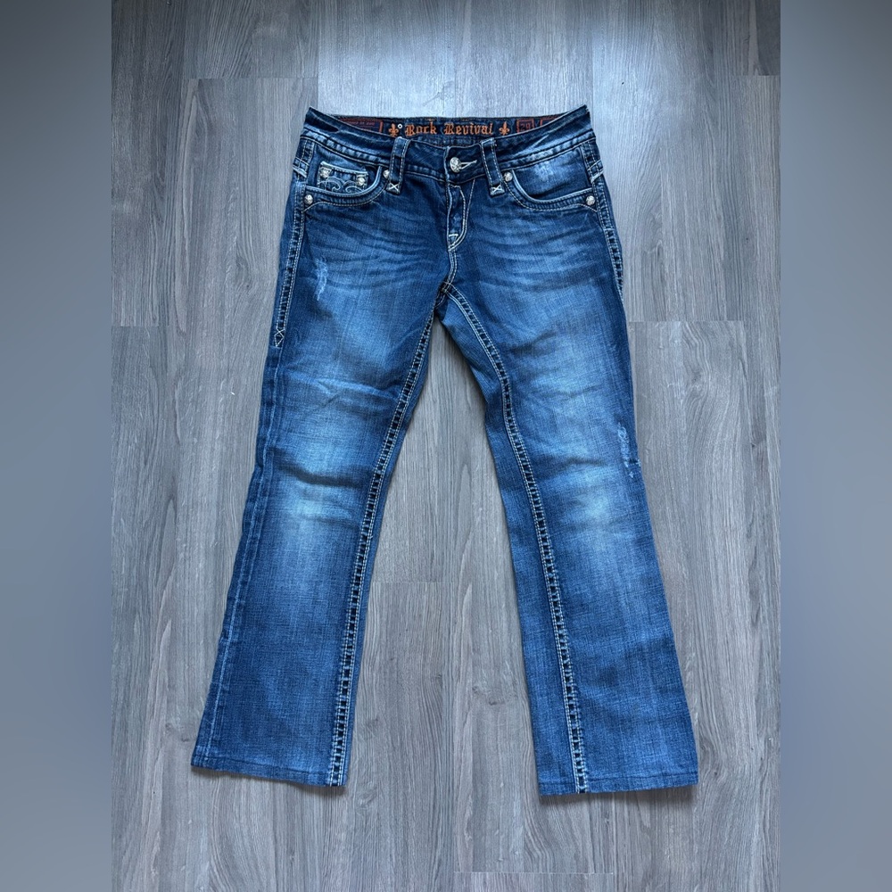 Rock Revival Women's Dark Blue Boot Cut Jeans